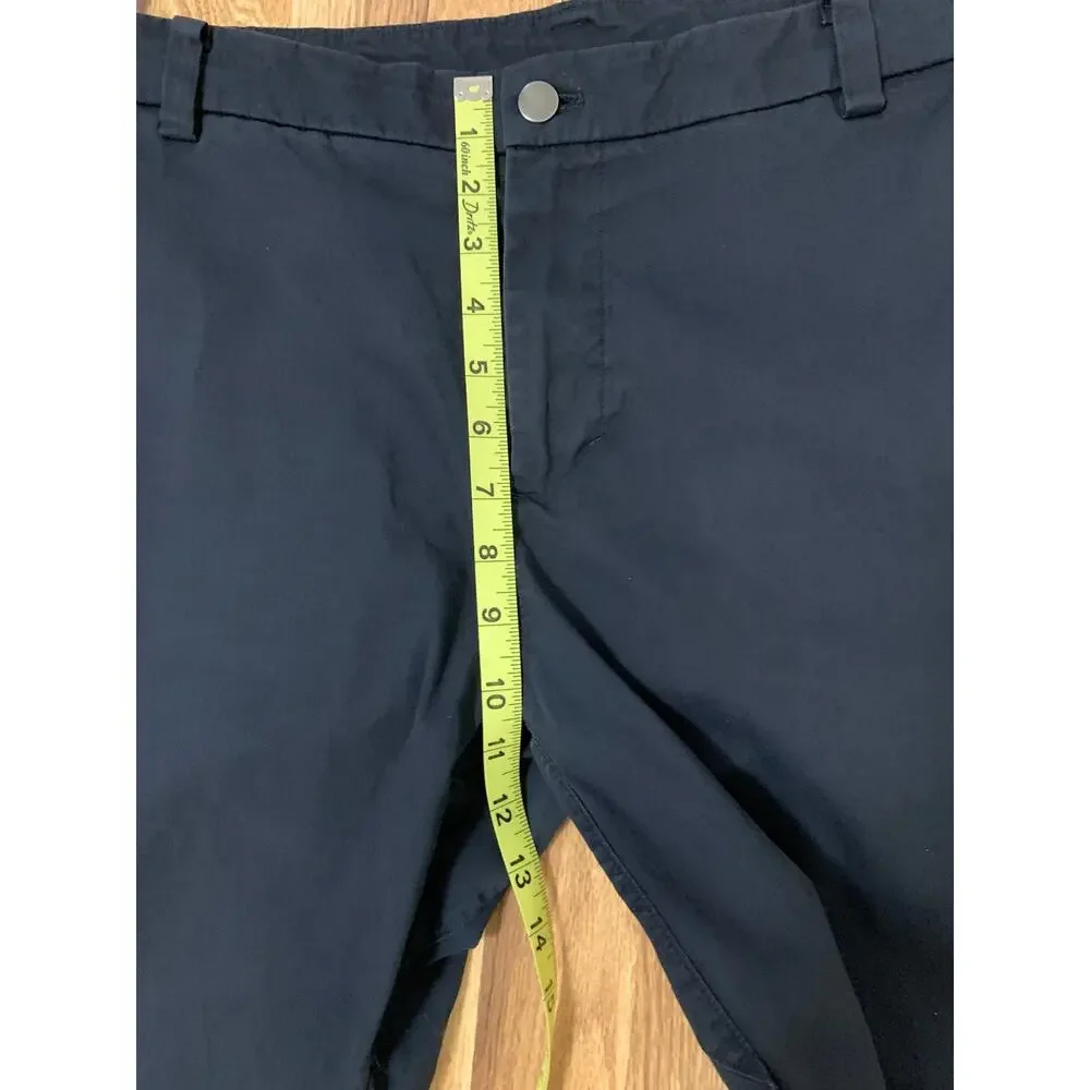 Lululemon Commission Pants Mens 36x31.5 Navy Blue Warpstreme Stretch ABC Chino
